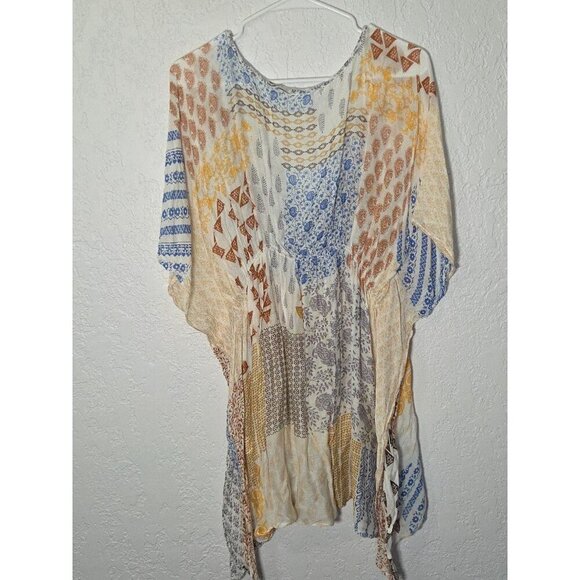 Women's Ivy Jane S/M Beachy Cover Up Boho Flowy Light Weight - Picture 5 of 6